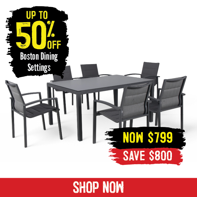 Up To 50% Off Boston Dining Setting | Shop Now